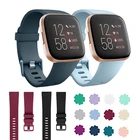 Ремешок для часов Fitbit Versa2  Versa LiteVersa, мягкий силиконовый сменный Браслет для часов Fitbit Versa, ремешок для женских и мужских часов
