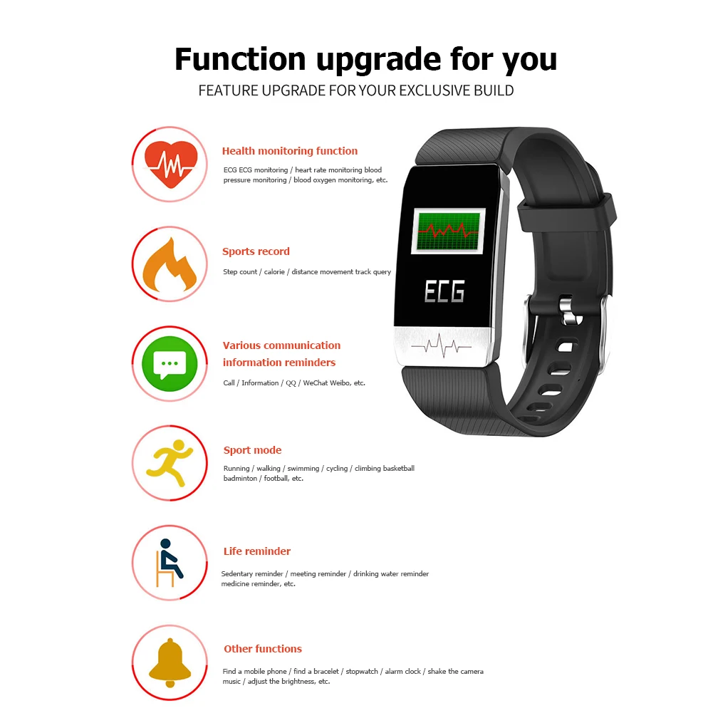 Смарт часы T1 для мужчин и женщин фитнес браслет с измерением температуры тела