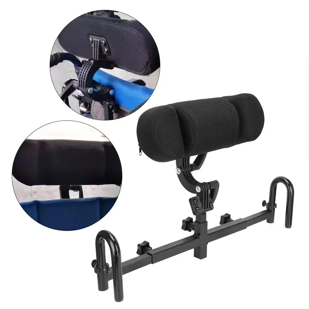 

Adjustable Wheelchair Headrest Neck Brace Support Massager Wheelchair Cushion Head Support Soft Wheelchair Accessories For Elder