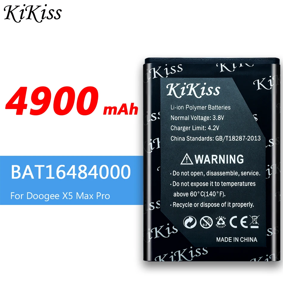 Для DOOGEE X5 MAX X5max Pro мобильный телефон аккумулятор BAT16484000 4900 мАч Pro|Аккумуляторы для