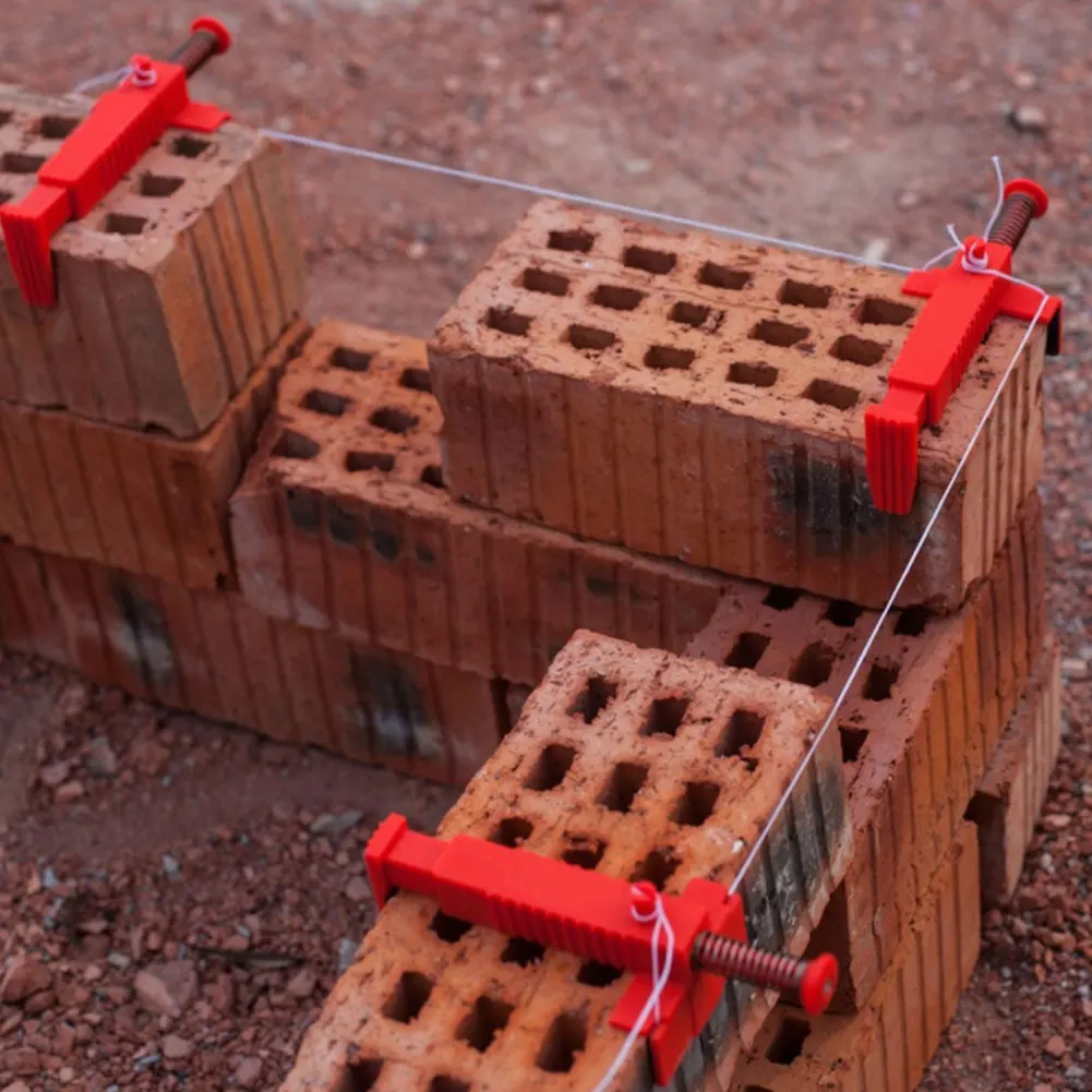 

4pcs Wire Drawer Bricklaying Tool Fixer For Building Fixer Construction Fixture Brickwork Leveler Bricklayer Construction Tools