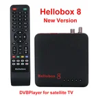 2022 спутниковый приемник Hellobox 8, ресивер стандарта DVB S2, комбинированный ТВ-приставка, тюнер, поддержка ТВ-проигрывания на телефоне, спутниковый ТВ-приемник DVB S2X H.265