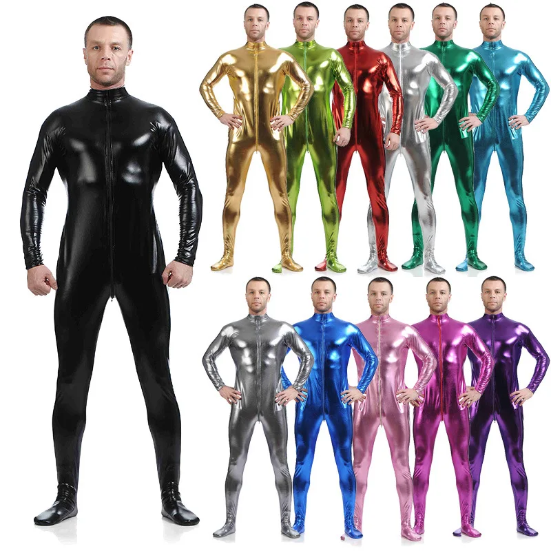 

Solid Color Zentai Bodysuit Anime Cosplay Costume Show Tights Adult Elastic Skinny Clothing 3D Printing Jumpsuits Stage Costume