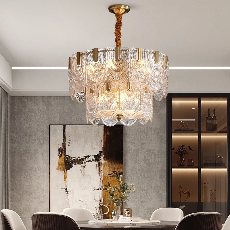 Американская ретро люстра в скандинавском французском стиле итальянская