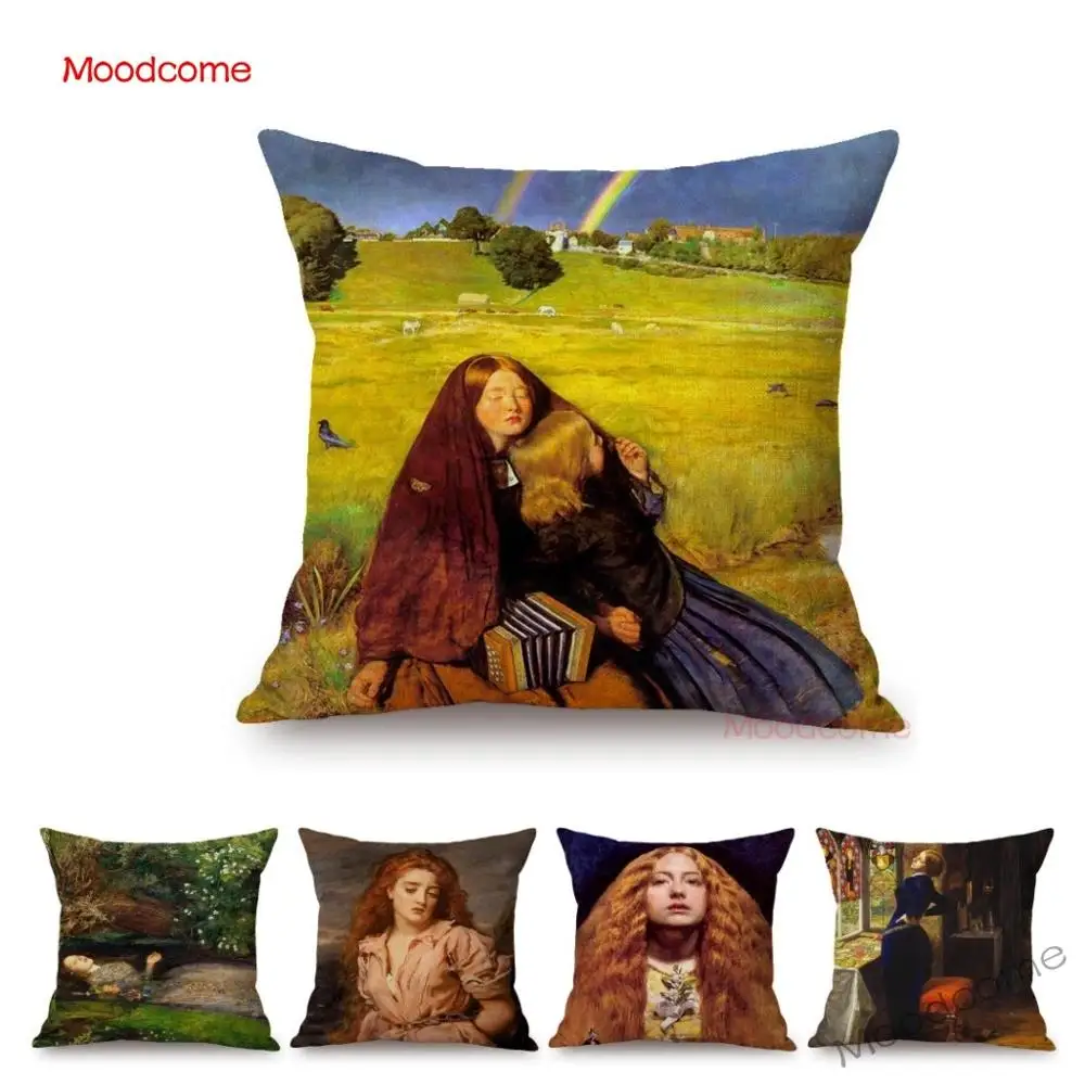 Чехол для диванной подушки известной картины Джон Эверетт миллаис слепой