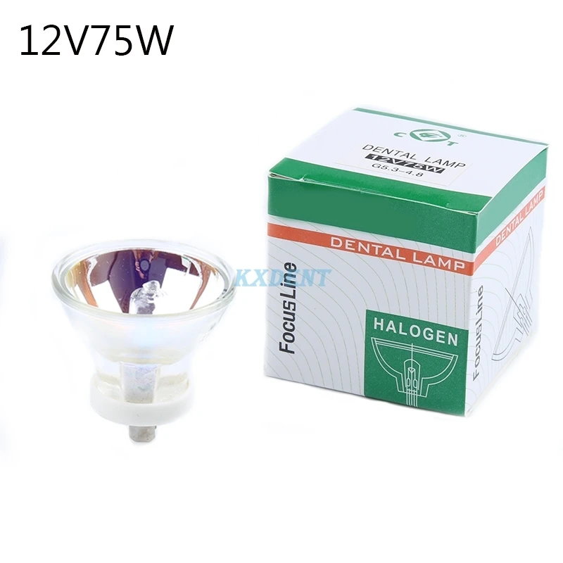 

Dental 12V 75W Halogen Bulb lamps for Dental Curing Light Accessories Dentistry Lab Supplies Dental Curing Light parts
