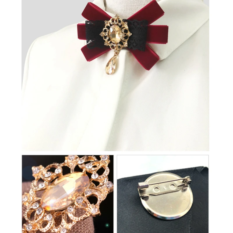 Женская/Мужская брошь в виде галстука бабочки|Броши| |