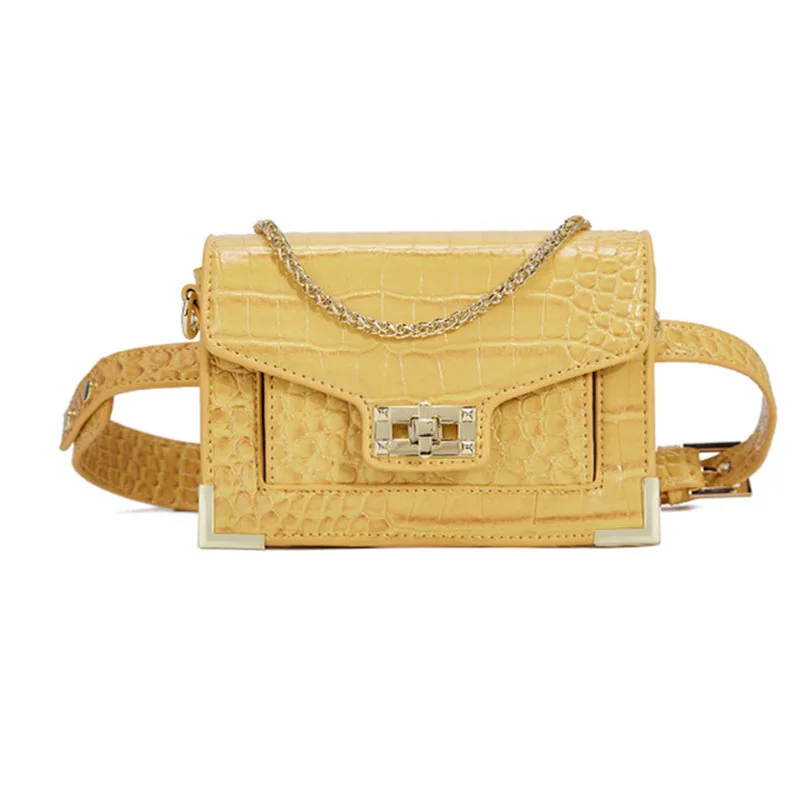 Новая модная сумка из искусственной кожи с крокодиловым узором для девочек