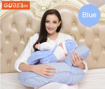Blue Многофункциональная Съемная подушка для кормления грудного вскармливания, детская подушка Boppy для ползания, сидя, обучающая подушка - Цвет: Blue