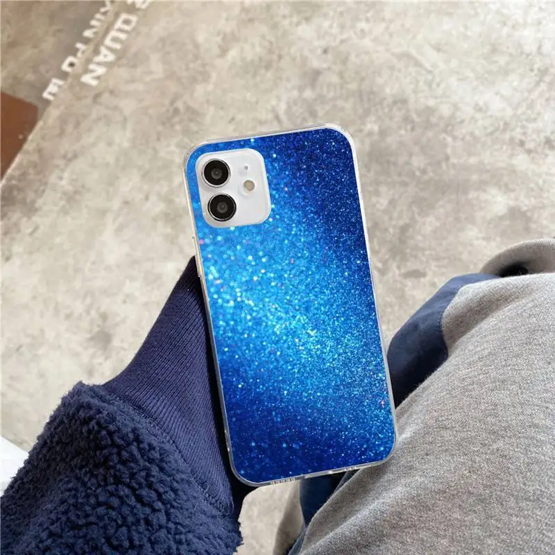 

Royal Blue Bandana Phone Case For iphone 5s 6 7 8 11 12 plus xsmax xr pro mini se Transparent Cover Fundas Coque