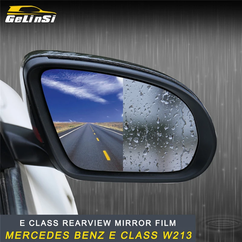 GELINSI для Mercedes Benz E Class W213 2017 2019 Автомобильное зеркало заднего вида непромокаемая
