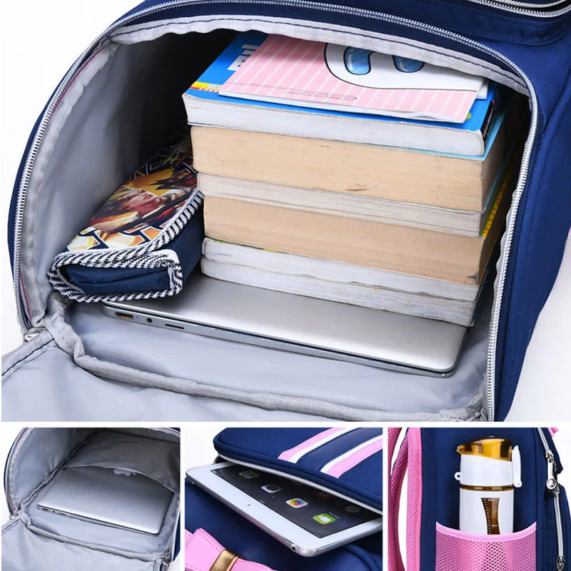 

2021 hot new children school bags for teenagers boys girls big capacity school backpack England Style Backpack For Boys mochila