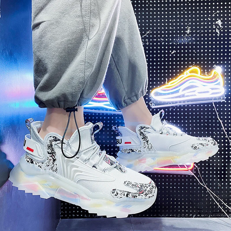 

Men Casual Shoes New style Sneakers Mens shoes Chaussure Footwears Lace Up Sport Fashion Zapato De Hombre White Loafers 39-44