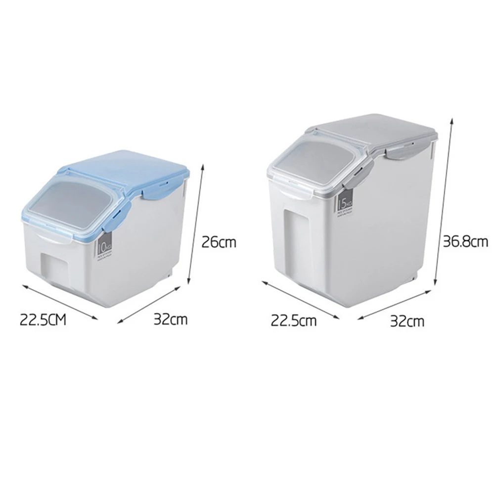 

Sealed Food Storage Box 10kg Plastic Moisture-Proof Rice Container Bucket Sealed Food Storage Box 10kg Plastic Moisture-Proof
