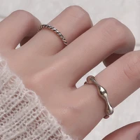 women jewelry fashion metal rings popular design vintage temperament silvery plating women rings for ladies party gifts