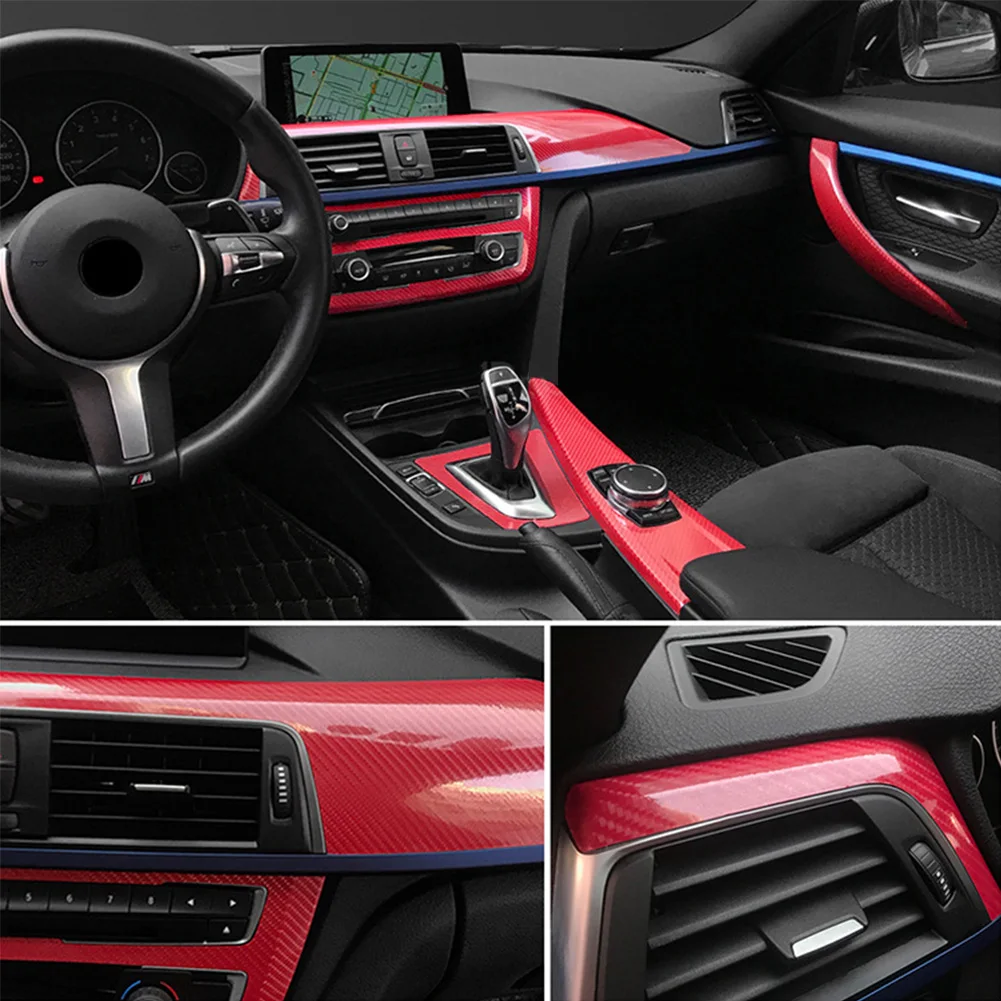 Новое горячее предложение! Глянцевая 5D пленка из углеродного волокна 152x1 0/20/30 см