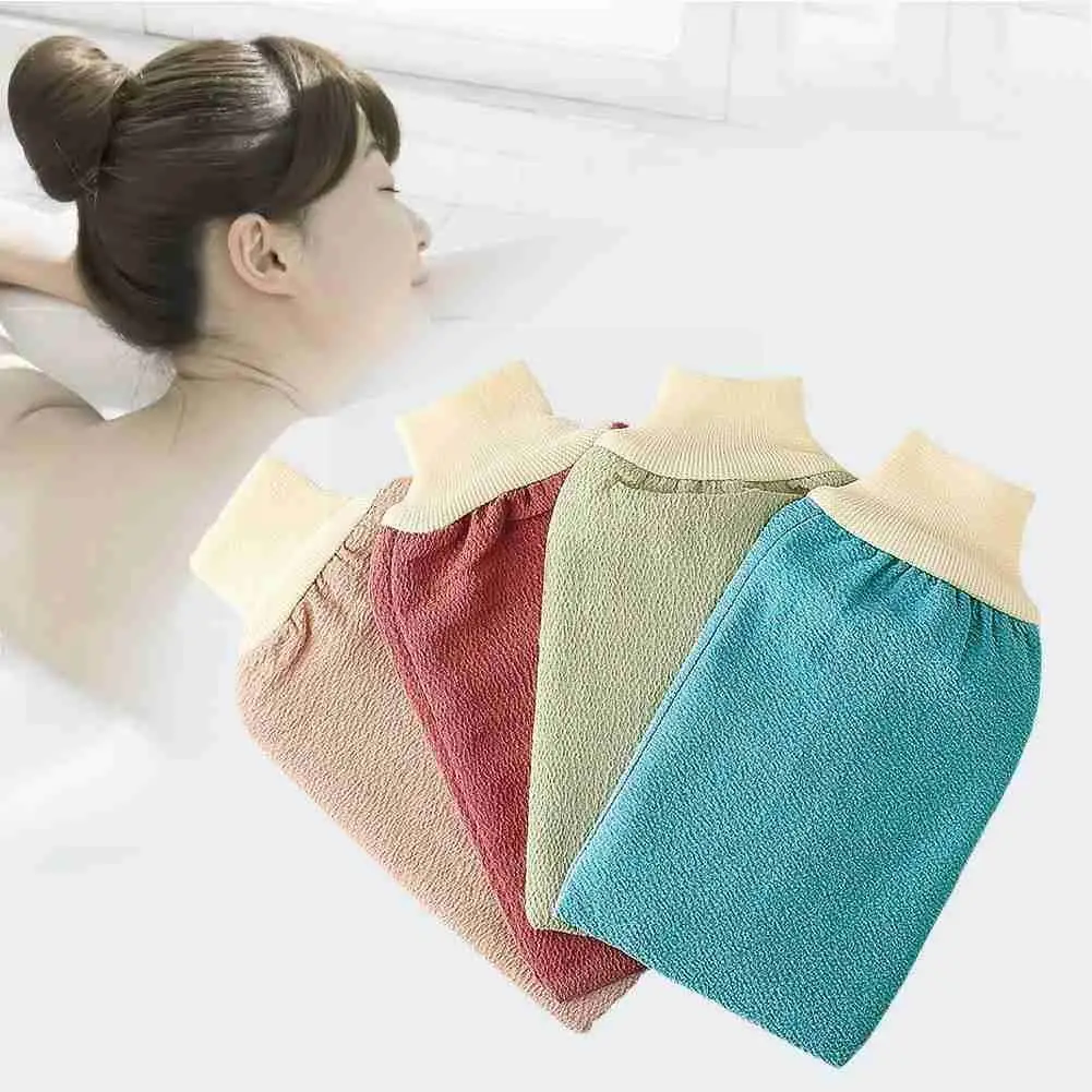 

Unisex Scrubbing Bath Gloves Household Back-rubbing Gloves Bath Towel Exfoliator Accessories Random Bath Colors Bath Gloves A7n9