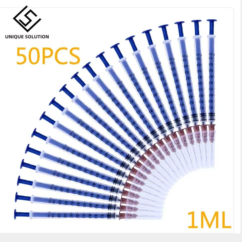 Одноразовый пластиковый промышленный шприц 1 мл с иглами см3 стерильные