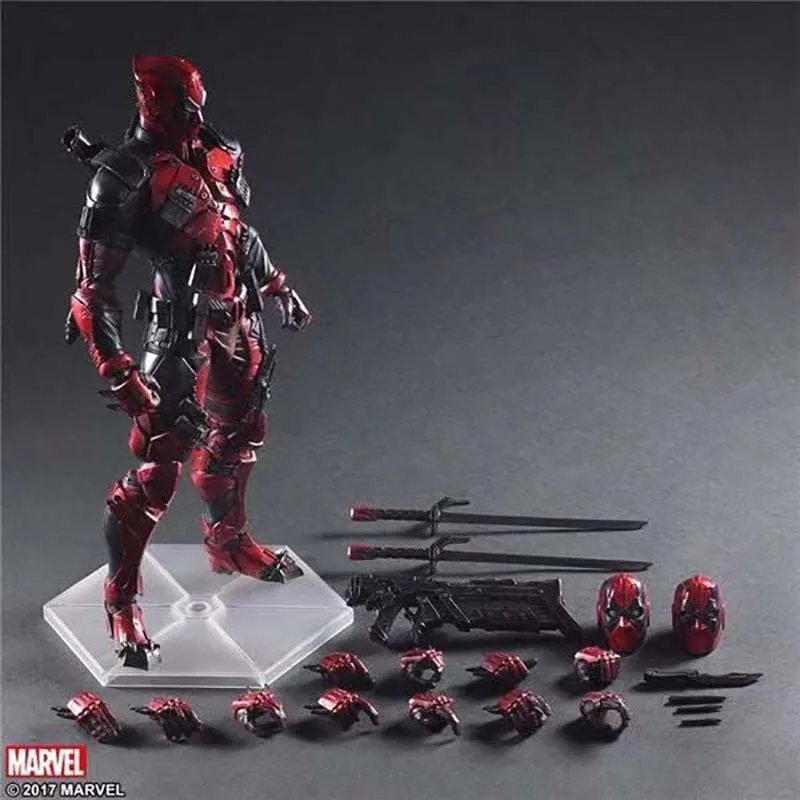 

PA Marvel Deadpool Action Figure X Men Models Dolls Toys Movable Joints