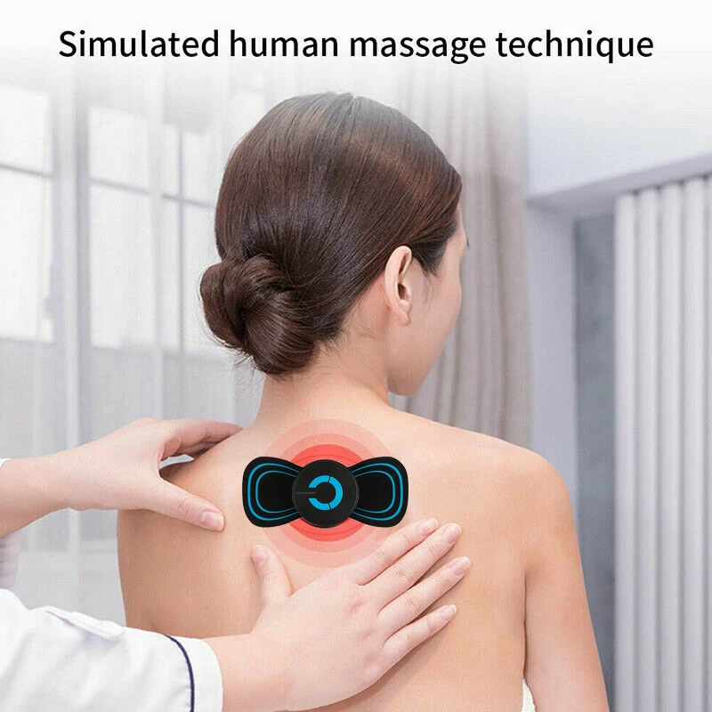 

1 Pcs Mini Electric Neck Massager Body Shoulder Relaxing Massage To Relieve Cervical Pain Portable 6-mode Electric Cervical Spin
