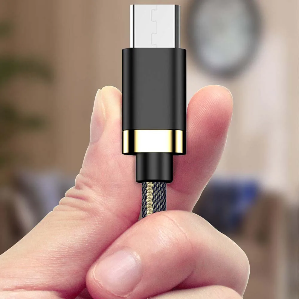 REZ Micro USB кабель 3.0A Быстрая зарядка Microusb зарядное устройство для samsung Xiaomi Redmi Android