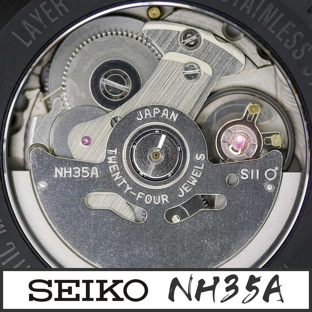 Механические часы Seiko NH35A hatдори Япония 3 руки автоматические | Наручные