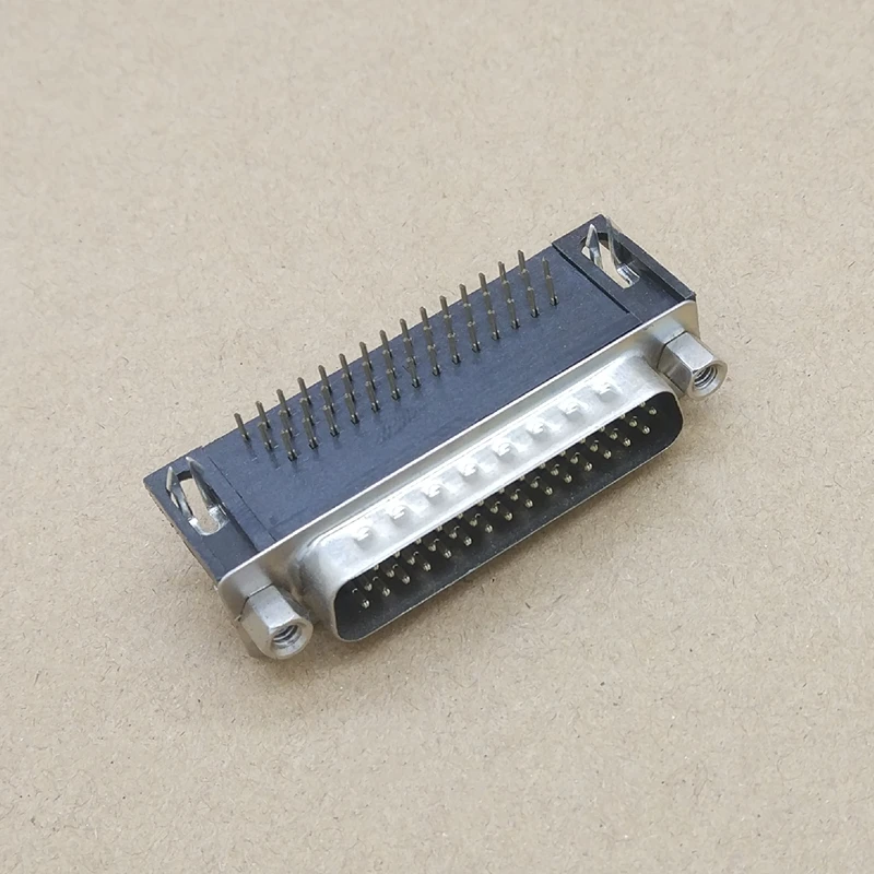 2 Pcs DR Serial Port Connectors 44 Pin Male Right Angle PCB Connector 3 Rows D-SUB | Обустройство дома