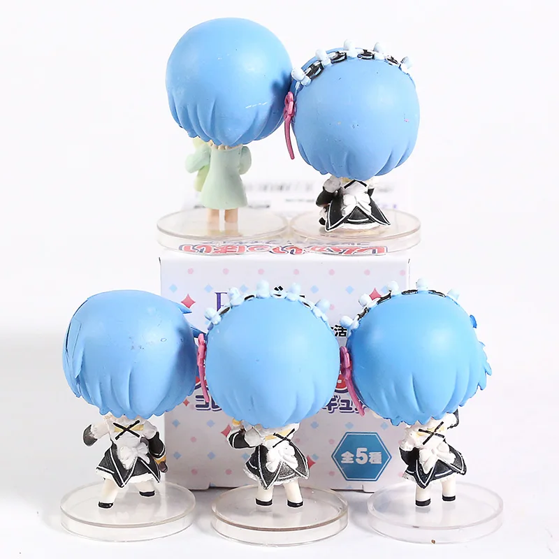 ПВХ Фигурки Re:ZERO начинающие жизнь в другом мире Rem Q 5 шт./компл. | Игрушки и хобби