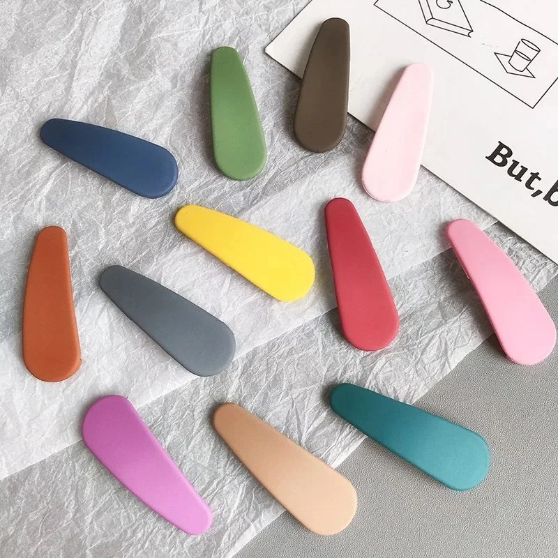 

6pcs/set Hot Sale Fashion 2021 New Head Jewelry Women Hair Accessories Kawaii Candy Colors Hairclips Girls Beauty Cute Hairpin