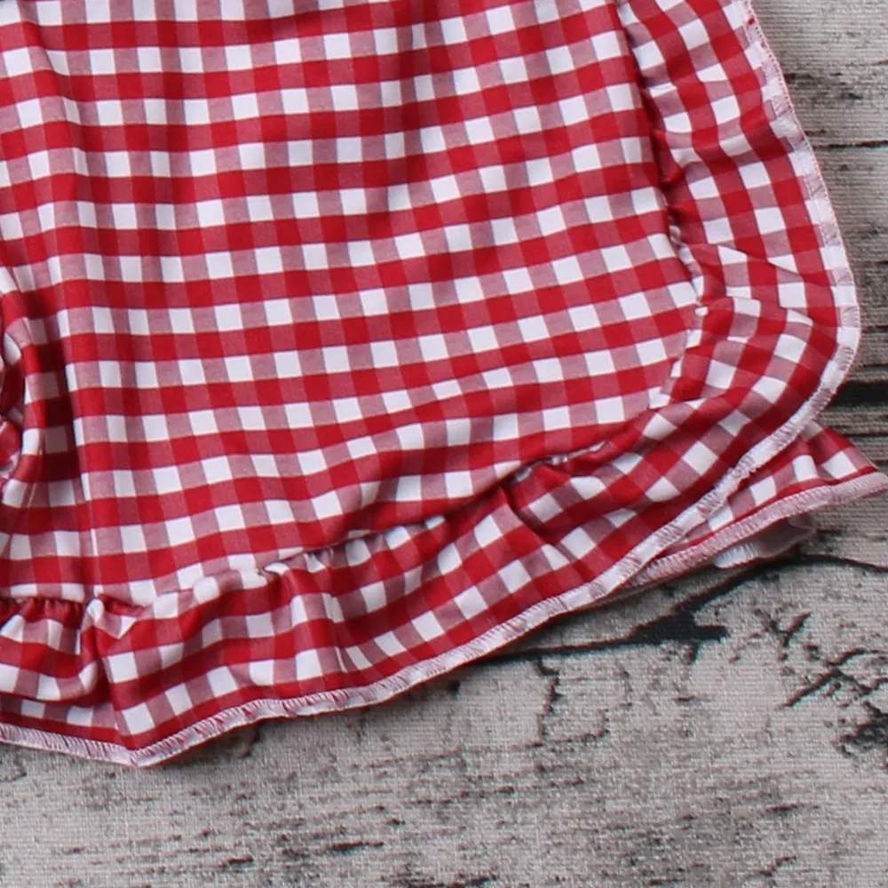 Комплект детской одежды из 2 предметов милый туника с рукавами-фонариками и