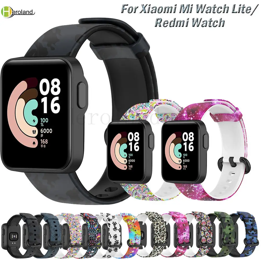 Ремешок Xiaomi Mi Watch lite Global Version, цветной ремешок из мягкого силикона для браслетов, ремешок для Redmi SmartWatch Belt on.