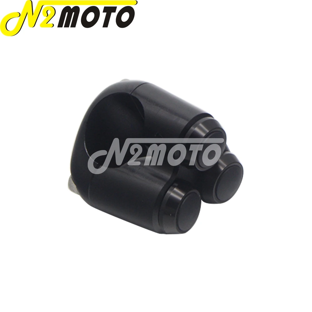 Для Harley Cafe Racer 2x 22/25 мм руль тройной переключатель 3-кнопочный M-Переключатель Блок