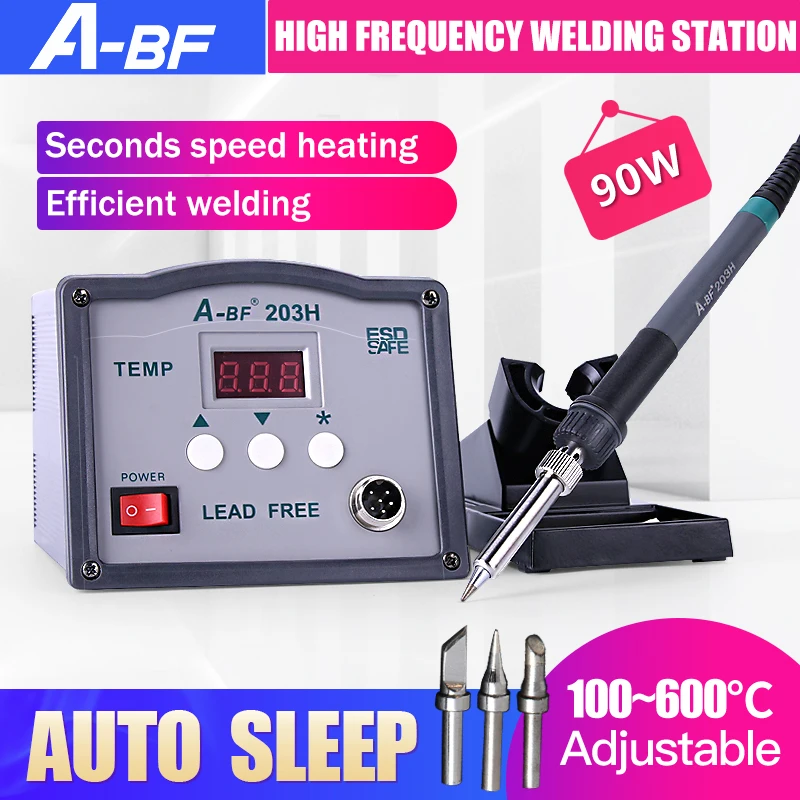 A-BF паяльная станция 203 H 90 W 205 H 150 W высокочастотная паяльная станция 220 V 230 V Бессвинцовая припой паяльник станция