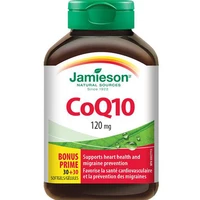 free shipping coq10 120 mg 60 capsules supports heart health and migraine prevntion favorise