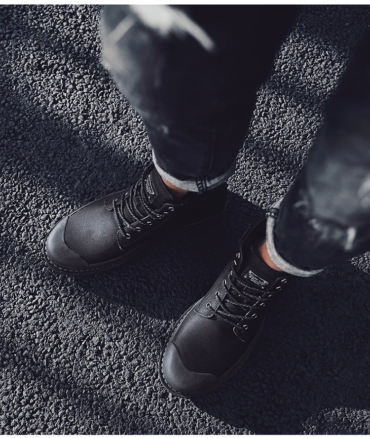 Bota Masculina Rushed Bont botas hombre Heren Laarzen Winter Warme зимние сапоги Mannen Werken Schoenen Schoeisel Mode резиновые