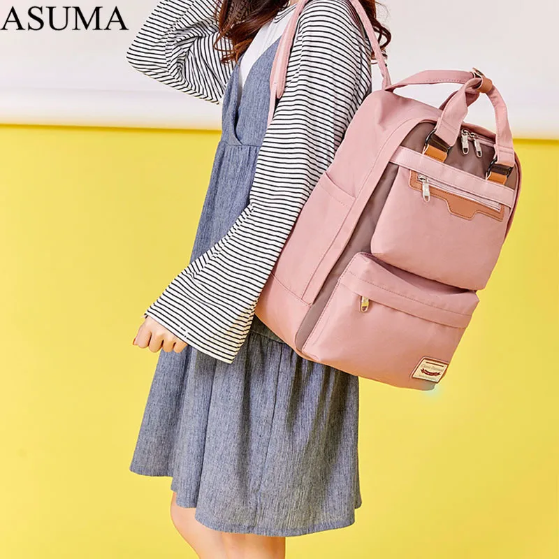 2019 новые женские популярные холщовые рюкзаки ярких цветов водонепроницаемые