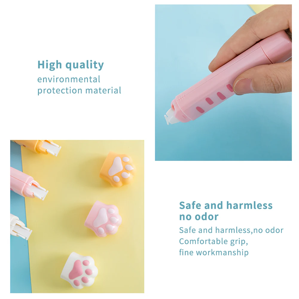 

24pcs Plastic Colored Corrector Tape Cartoon Correction Tape For Kids School Supplies Artificial Decoration Correction Tape