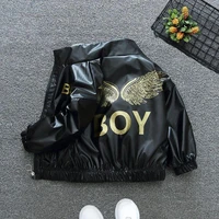 fall jackets kids boys metal reflective trench autumn outerwear windbreaker coat boys outfit for 2 3 4 5 6 7 8 9 10 11 12 years
