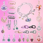 Новый браслет из стерлингового серебра ME Light Me Up, медальон, стежок подходит для оригинальных женских браслетов Pandora Diy 2021, рождественские украшения