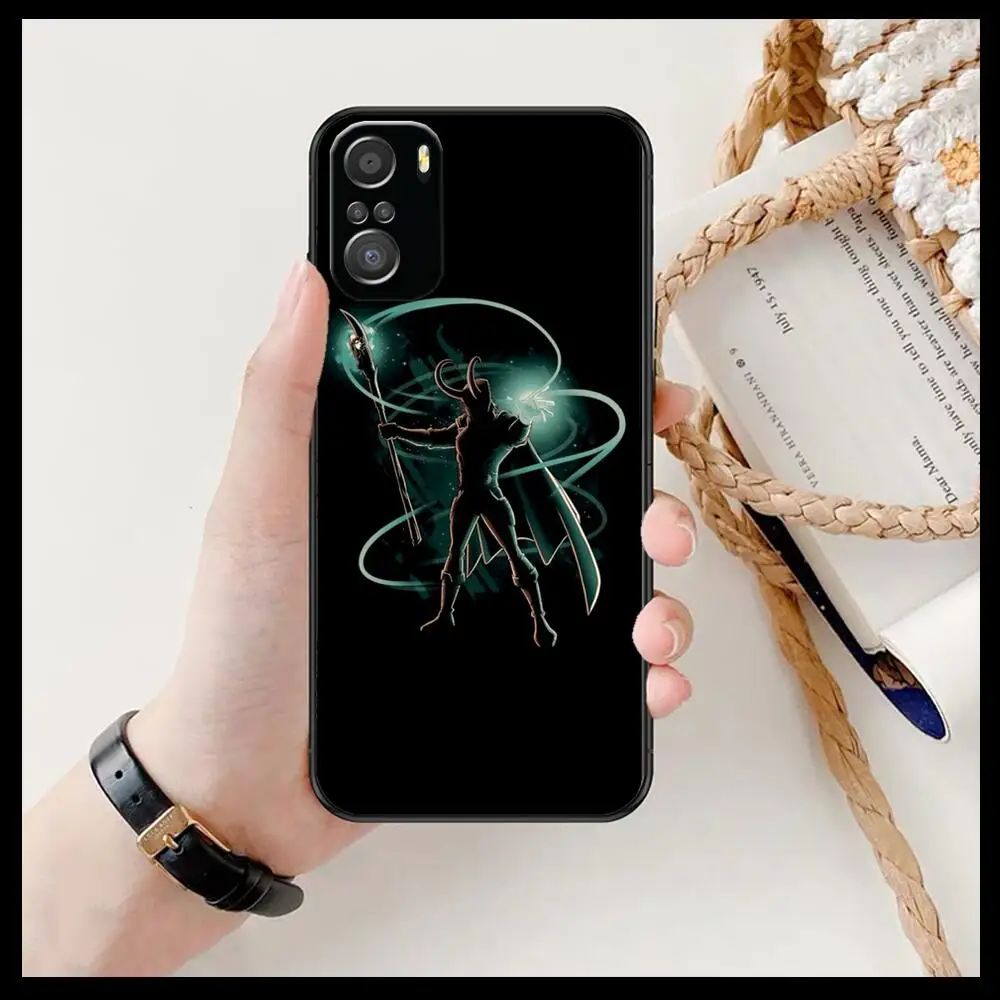 Мультяшный Loki мультяшный чехол для телефона XiaoMi Redmi Note 10 9 9s 8 7 6 5 A Pro s T черный