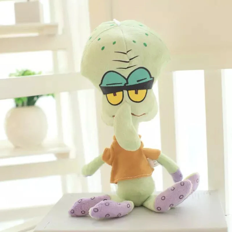 6 шт./компл. набор плюшевых игрушек в стиле фильма Spong Bob для всей семьи Патрик