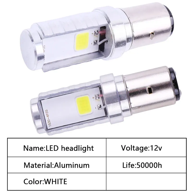 RXZ BA20D Motorcycle Led Scooter Bulb H6 Ba20d 6000k Light ATV Moto Motorbike Accessories Fog Lamp For Suzuki Honda etc |