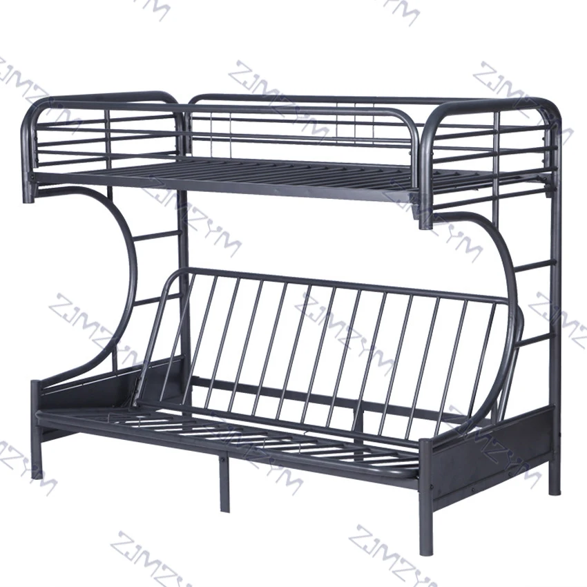 Bunk Bed Twin Frame Dormitory Double Loft Multifunctional Home Bedroom Nap Teenage Simple Lunch For Adult With Guardrail | Мебель
