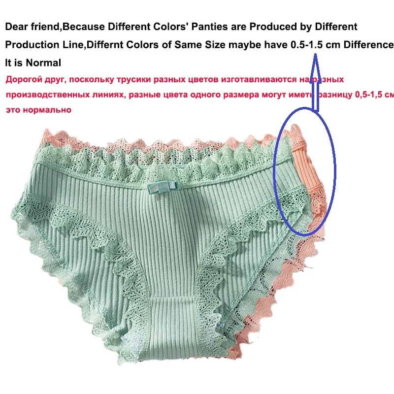 10 штук хлопковые трусы Для женщин нижнее белье сексуальные кружевные трусики