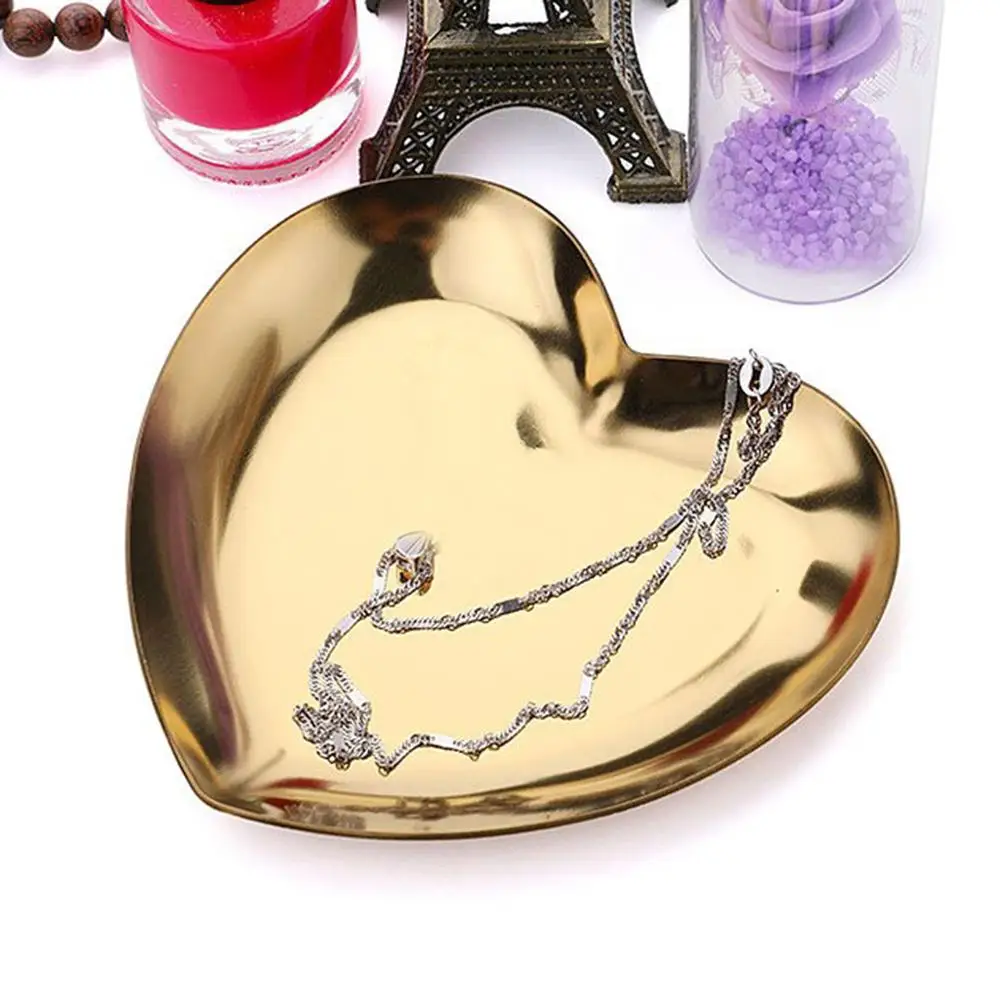 Набор из 4 лотков для хранения нержавеющей стали роскошное ювелирное ожерелье