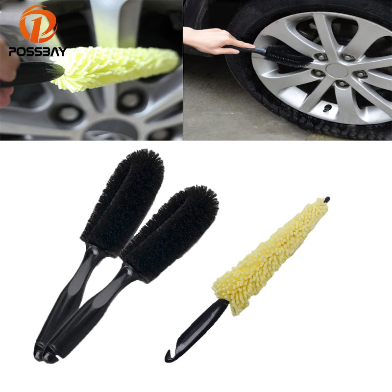 Губка для чистки автомобильной проволоки POSSBAY ручка мытья автомобиля губки