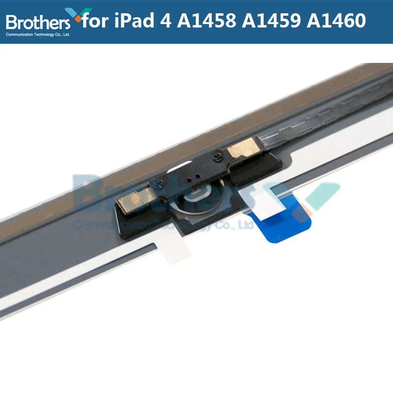 Планшет T панель для iPad 4 A1458 A1459 A1460 дигитайзер стекло сенсор в сборе с кнопкой Home для iPad 4 экран Replecement