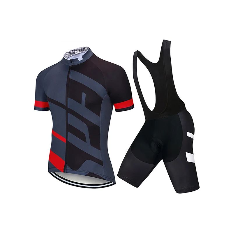 

2021 Men's And Women's Summer Cycling Wear Short-Sleeved Bib Pants, Breathable And Quick-Drying Tour De France Competition Suit