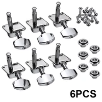 3 left 3 right chrome inline guitar string tuning pegs tuners machine head professional head for acoustic electric guitar