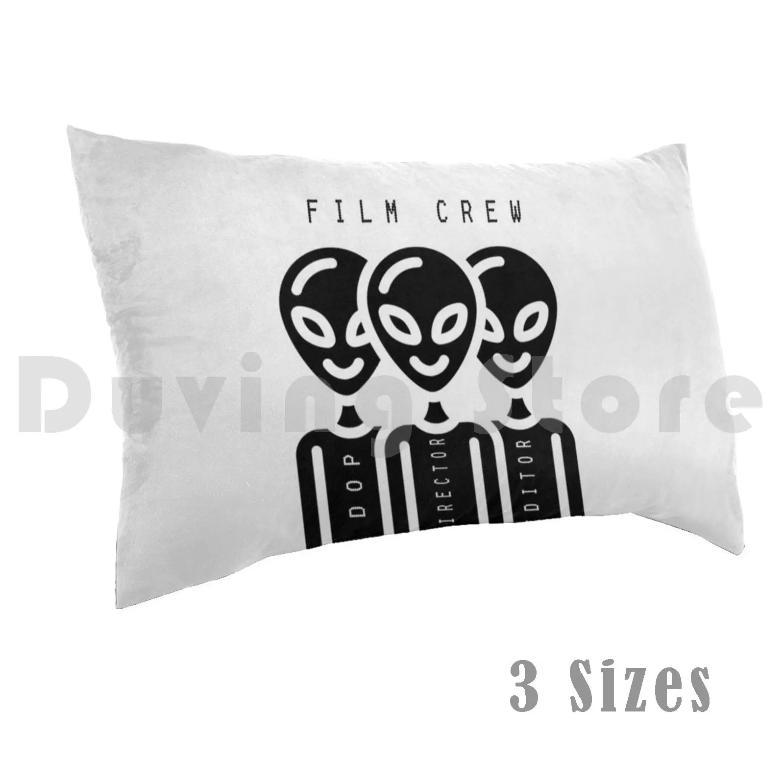 

Film Crew Pillow Case Printed 50x75 Film Crew Movie Camera Filmmaking Funny Cinema Director Filmmaker Sci Fi